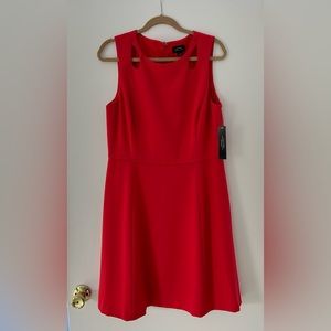 Tahari – Crepe A-Line Cutout Dress